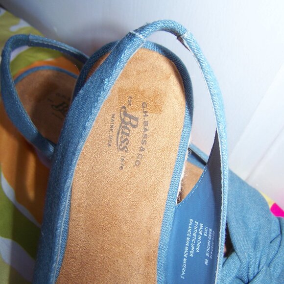 G.H.Bass Slingback Sandals Sz 8 - Picture 3 of 7